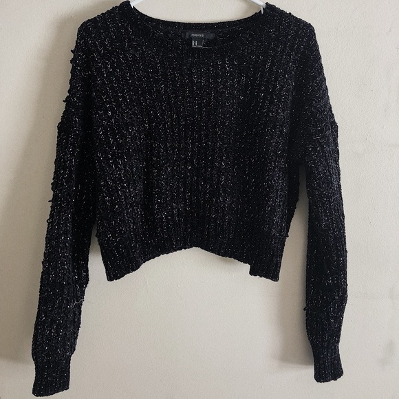 Size M, Forever 21, Cropped Sweater - Picture 1 of 3